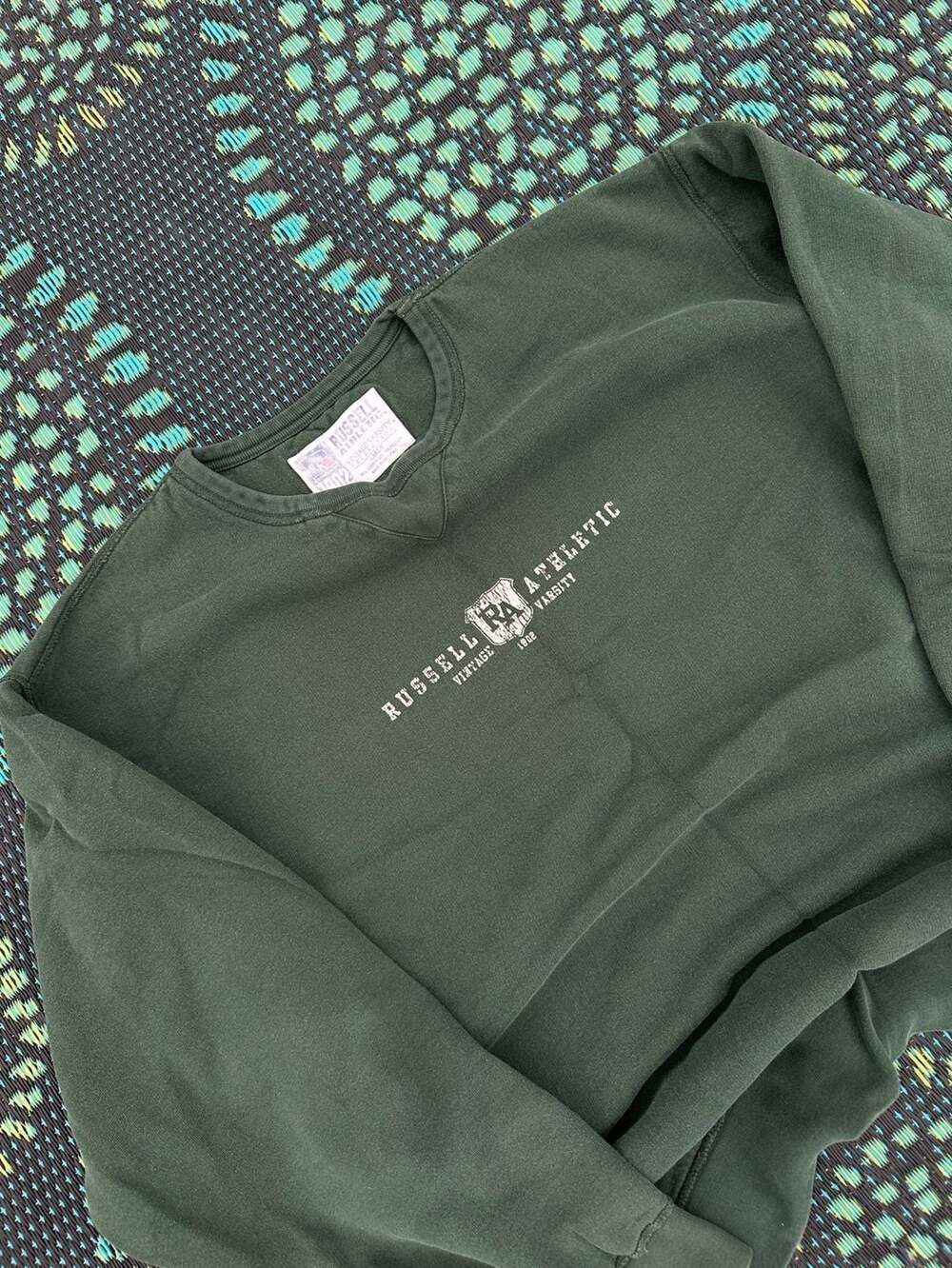 Russell Athletic Vintage Varsity Sweatshirt Size Large